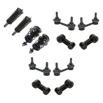 TRQ® - Front and Rear Complete Strut Assemblies and Stabilizer Bar Link Kit