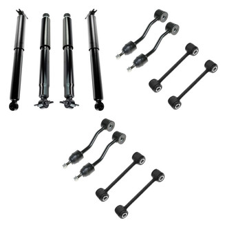 TRQ® - Front and Rear Shock Absorbers and Stabilizer Bar Link Kit