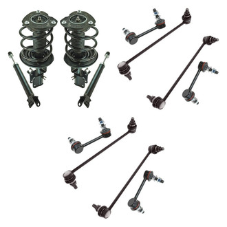TRQ® - Complete Strut Assemblies and Stabilizer Bar Link Kit
