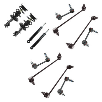 TRQ® - Complete Strut Assemblies and Stabilizer Bar Link Kit