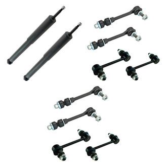 TRQ® - Front and Rear Complete Strut Assemblies and Stabilizer Bar Link Kit