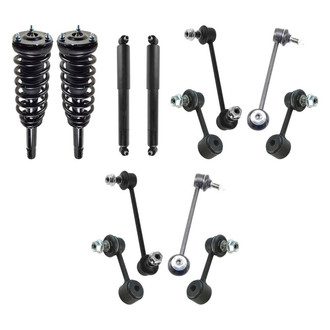 TRQ® - Front and Rear Complete Strut Assemblies and Stabilizer Bar Link Kit