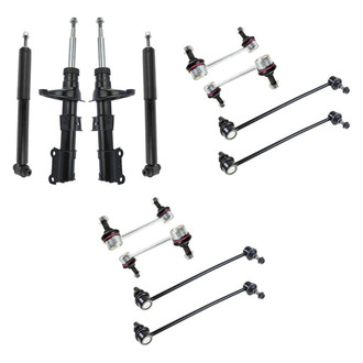 TRQ® - Shock Absorber and Stabilizer Bar Link Kit