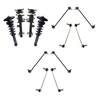 TRQ® - Complete Strut Assemblies and Stabilizer Bar Link Kit