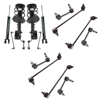 TRQ® - Complete Strut Assemblies and Stabilizer Bar Link Kit