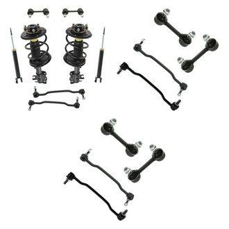 TRQ® - Complete Strut Assemblies and Stabilizer Bar Link Kit