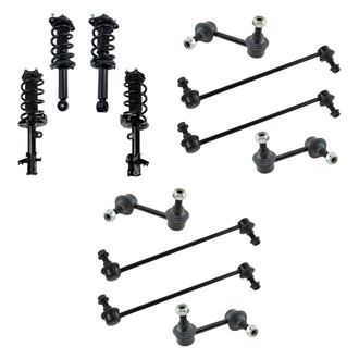 TRQ® - Complete Strut Assemblies and Stabilizer Bar Link Kit