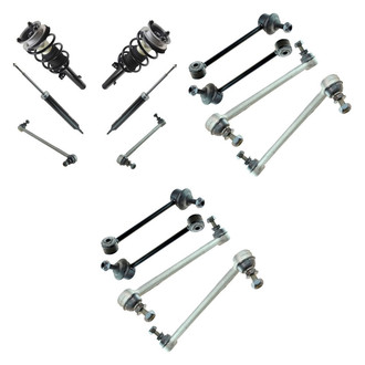 TRQ® - Front and Rear Complete Strut Assemblies and Stabilizer Bar Link Kit