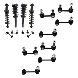 TRQ® - Front and Rear Complete Strut Assemblies and Stabilizer Bar Link Kit