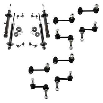 TRQ® - Shock Absorbers and Stabilizer Bar Link Kit