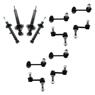 TRQ® - Front and Rear Shock Absorbers and Stabilizer Bar Link Kit