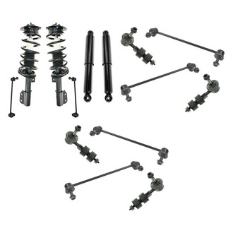 TRQ® - Front and Rear Complete Strut Assemblies and Stabilizer Bar Link Kit