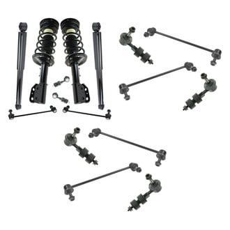 TRQ® - Front and Rear Complete Strut Assemblies and Stabilizer Bar Link Kit