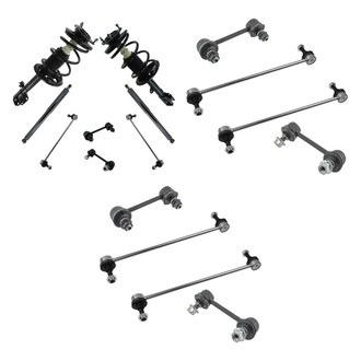 TRQ® - Front and Rear Complete Strut Assemblies and Stabilizer Bar Link Kit