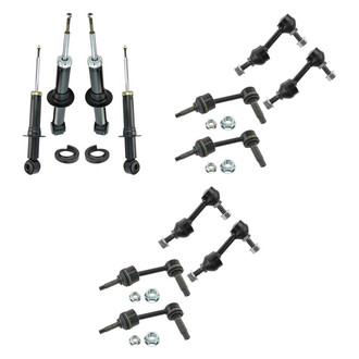 TRQ® - Shock Absorber and Stabilizer Bar Link Kit