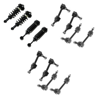 TRQ® - Front and Rear Complete Strut Assemblies and Stabilizer Bar Link Kit