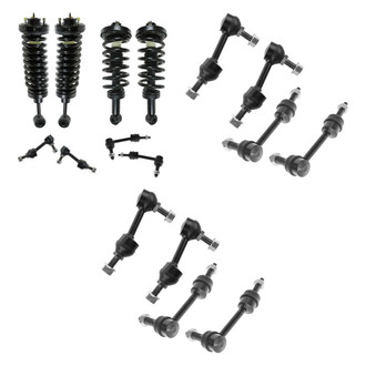 TRQ® - Front and Rear Complete Strut Assemblies and Stabilizer Bar Link Kit