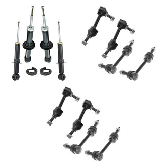 TRQ® - Shock Absorbers and Stabilizer Bar Link Kit