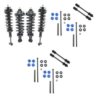 TRQ® - Complete Strut Assemblies and Stabilizer Bar Link Kit