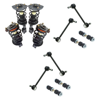 TRQ® - Complete Strut Assemblies and Stabilizer Bar Link Kit
