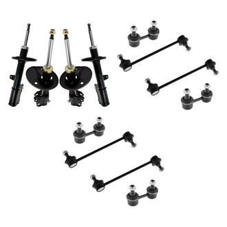 TRQ® - Shock Absorbers and Stabilizer Bar Link Kit