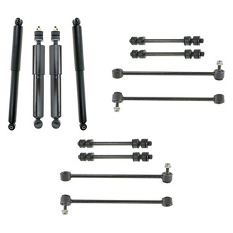 TRQ® - Shock Absorbers and Stabilizer Bar Link Kit