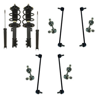 TRQ® - Complete Strut Assemblies and Stabilizer Bar Link Kit