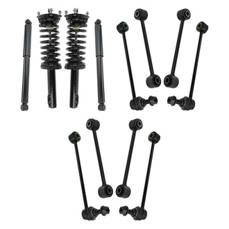 TRQ® - Complete Strut Assembly and Stabilizer Bar Link Kit