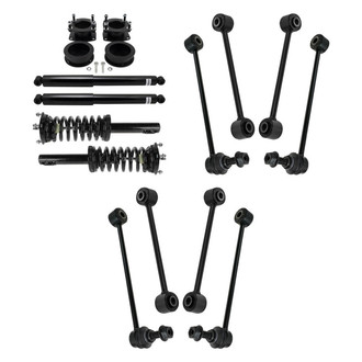 TRQ® - Front and Rear Complete Strut Assemblies and Stabilizer Bar Link Kit
