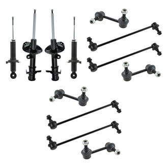 TRQ® - Front and Rear Struts and Stabilizer Bar Link Kit