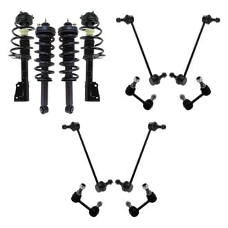 TRQ® - Front and Rear Complete Strut Assemblies and Stabilizer Bar Link Kit