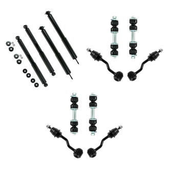 TRQ® - Front and Rear Shock Absorbers and Stabilizer Bar Link Kit