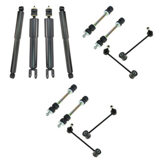 TRQ® - Shock Absorbers and Stabilizer Bar Link Kit