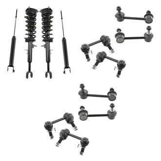 TRQ® - Front and Rear Complete Strut Assemblies and Stabilizer Bar Link Kit