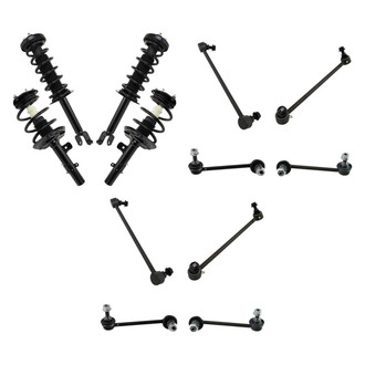 TRQ® - Front and Rear Complete Strut Assemblies and Stabilizer Bar Link Kit