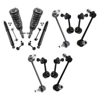 TRQ® - Front and Rear Complete Strut Assemblies and Stabilizer Bar Link Kit