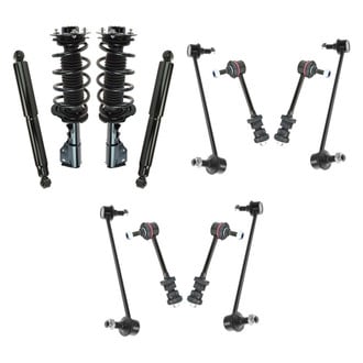 TRQ® - Front and Rear Complete Strut Assemblies and Stabilizer Bar Link Kit