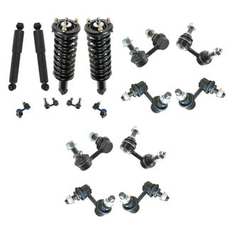 TRQ® - Front and Rear Complete Strut Assemblies and Stabilizer Bar Link Kit
