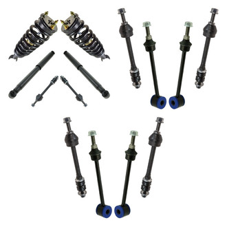 TRQ® - Front and Rear Complete Strut Assemblies and Stabilizer Bar Link Kit