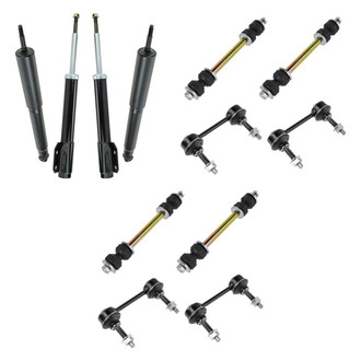 TRQ® - Shock Absorbers and Stabilizer Bar Link Kit