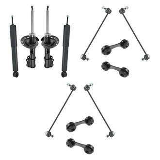 TRQ® - Shock Absorbers and Stabilizer Bar Link Kit