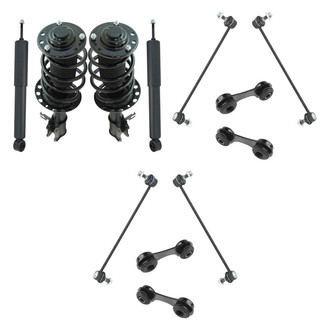 TRQ® - Shock Absorber and Stabilizer Bar Link Kit