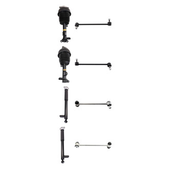 TRQ® - Front and Rear Shock Absorbers and Stabilizer Bar Link Kit
