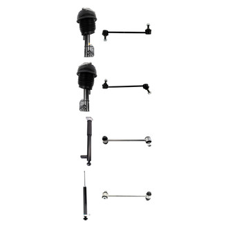 TRQ® - Front and Rear Shock Absorbers and Stabilizer Bar Link Kit