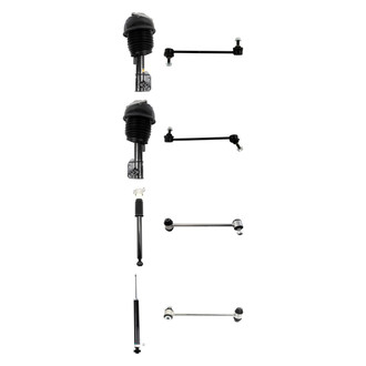 TRQ® - Front and Rear Shock Absorbers and Stabilizer Bar Link Kit