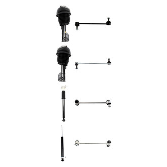 TRQ® - Front and Rear Shock Absorbers and Stabilizer Bar Link Kit