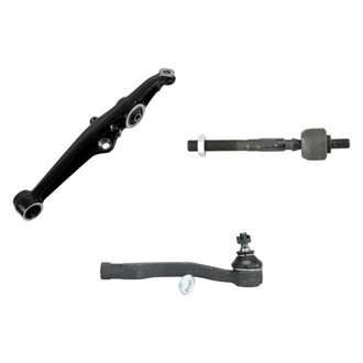 TRQ® - Front Driver Side Lower Control Arm and Tie Rod End Kit