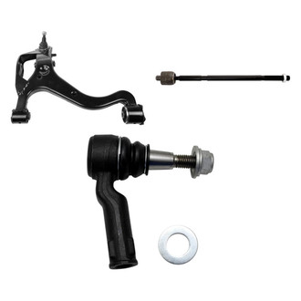 TRQ® - Front Driver Side Lower Control Arm with Ball Joint and Tie Rod End Kit