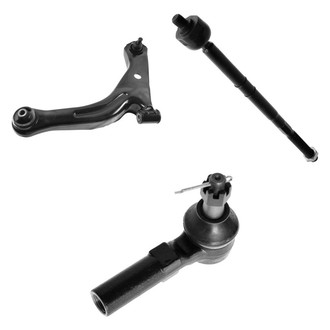 TRQ® - Front Driver Side Lower Control Arm with Ball Joint and Tie Rod End Kit