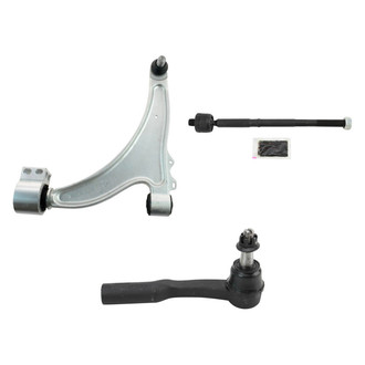 TRQ® - Front Driver Side Lower Control Arm with Ball Joint and Tie Rod End Kit